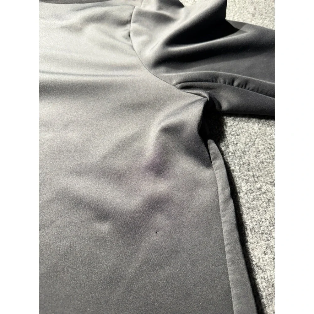 Layer 8 Mens Qwick-Dry Quarter Zip Pullover Charcoal Gray Athletic Shirt Large